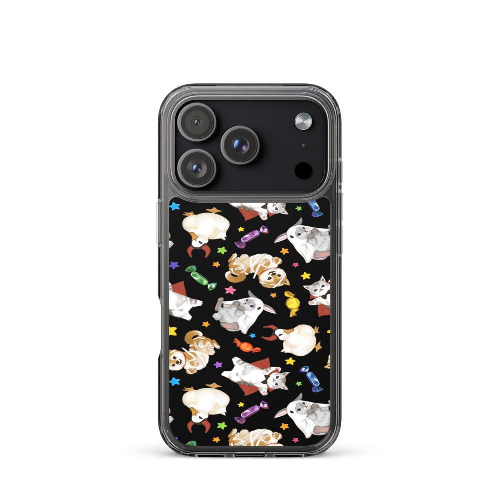 Trick or Treaters iPhone Clear Case (Black) - iPhone 17 Pro