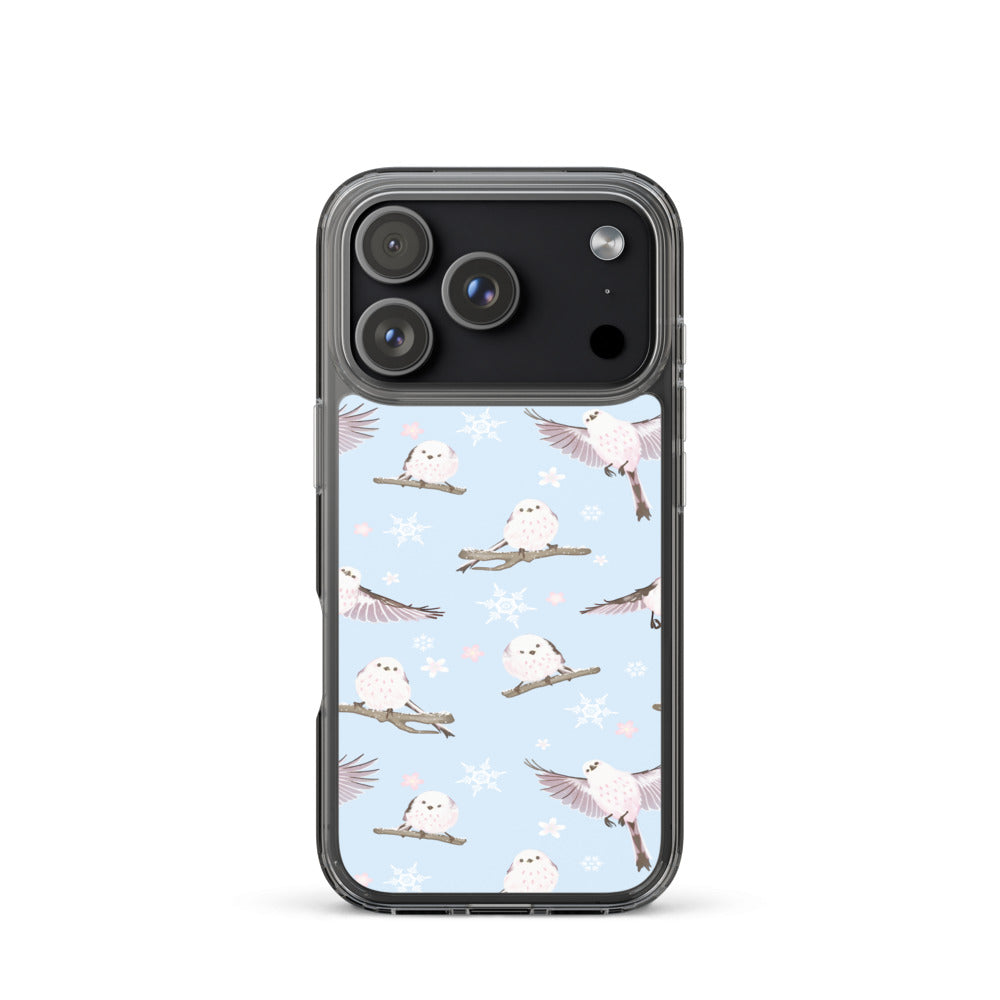 Snow Bird iPhone Clear Case (Blue) - iPhone 17 Pro