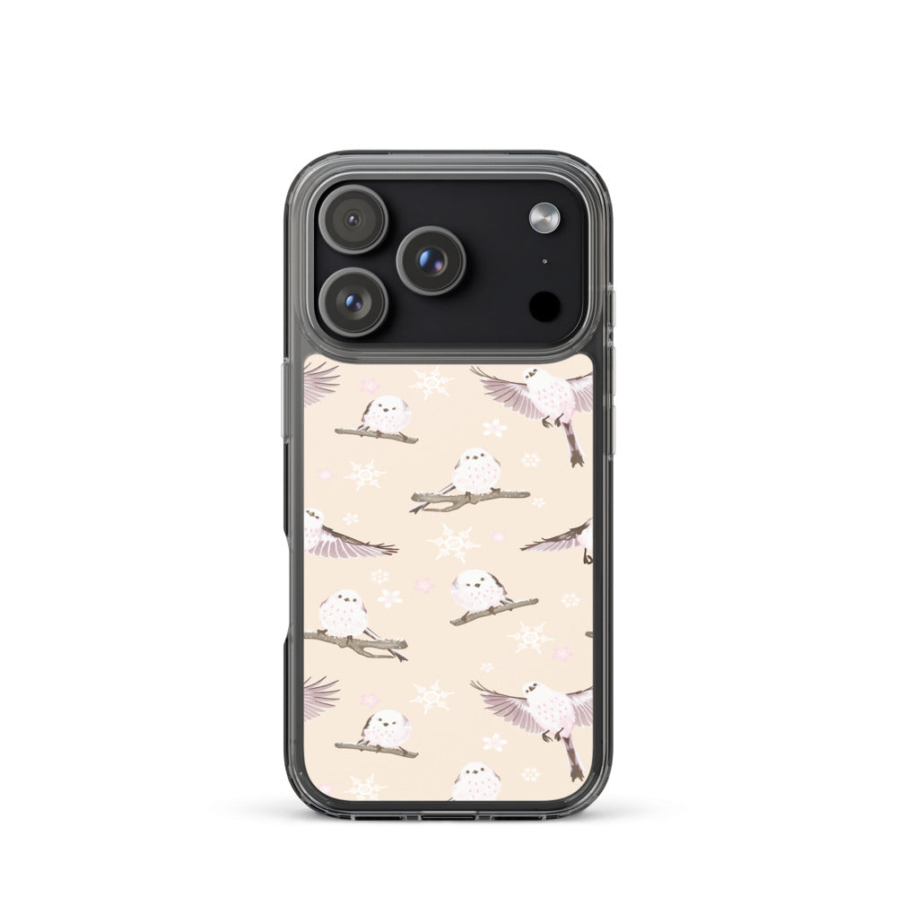 Snow Bird iPhone Clear Case (Cream) - iPhone 17 Pro