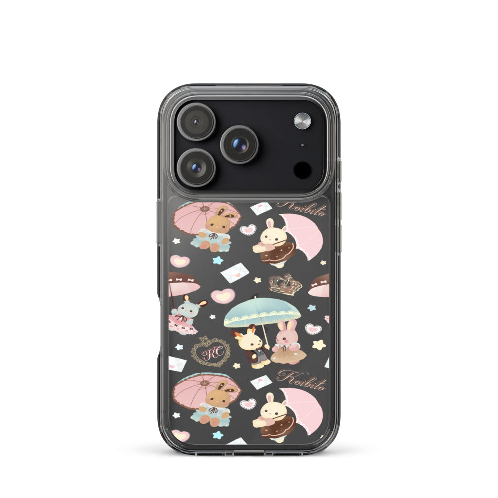 Parasol Bunny iPhone Clear Case (Transparent) - iPhone 17 Pro