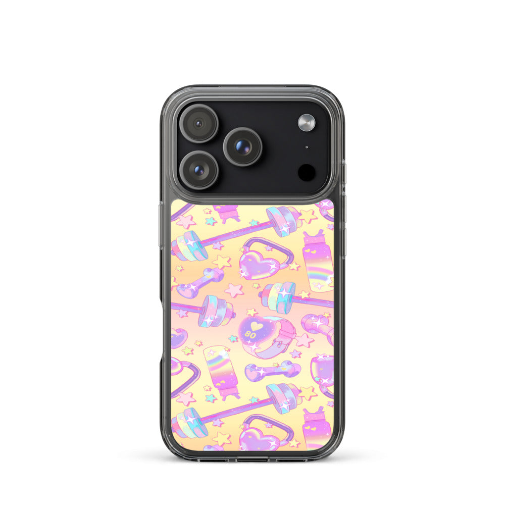 Glitter Gains iPhone Clear Case (Lemon Chiffon) - iPhone 17 Pro