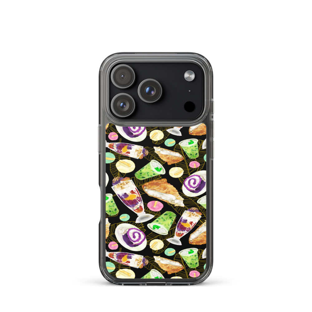 Filipino Dessert iPhone Clear Case (Black) - iPhone 17 Pro