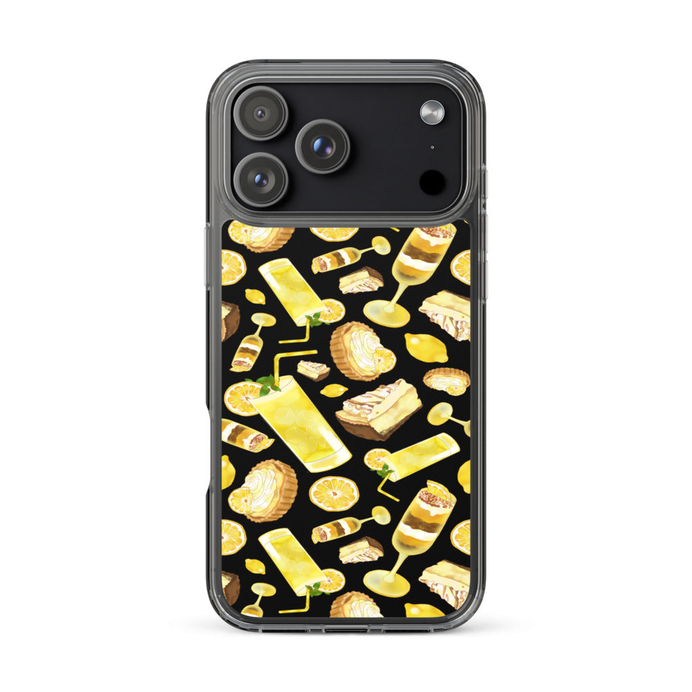 Lemon iPhone Clear Case (Black) - iPhone 17 Pro Max