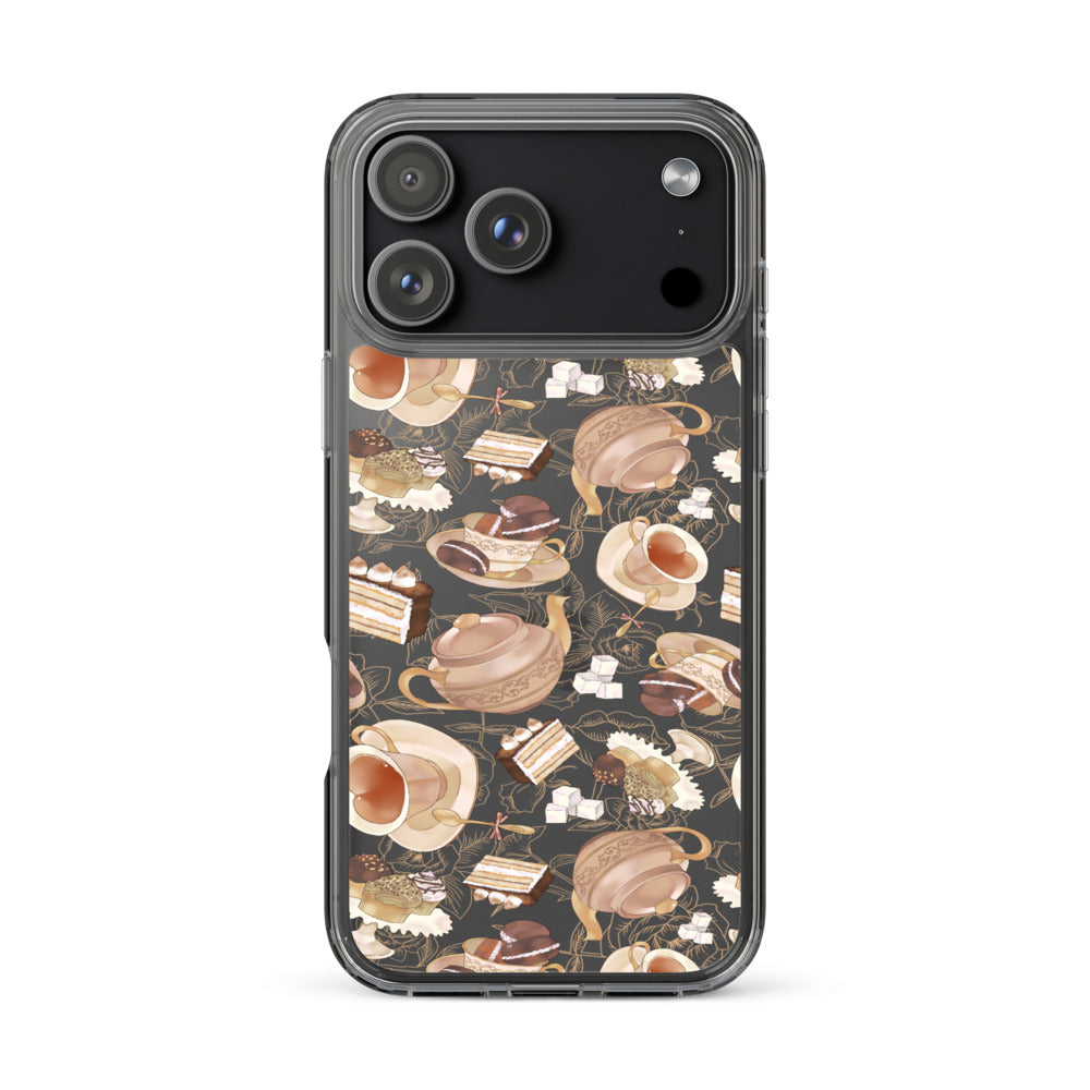 Café iPhone Clear Case (Transparent) - iPhone 17 Pro Max