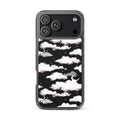 Cloudy Sky iPhone Clear Case (Black) - iPhone 17 Pro Max