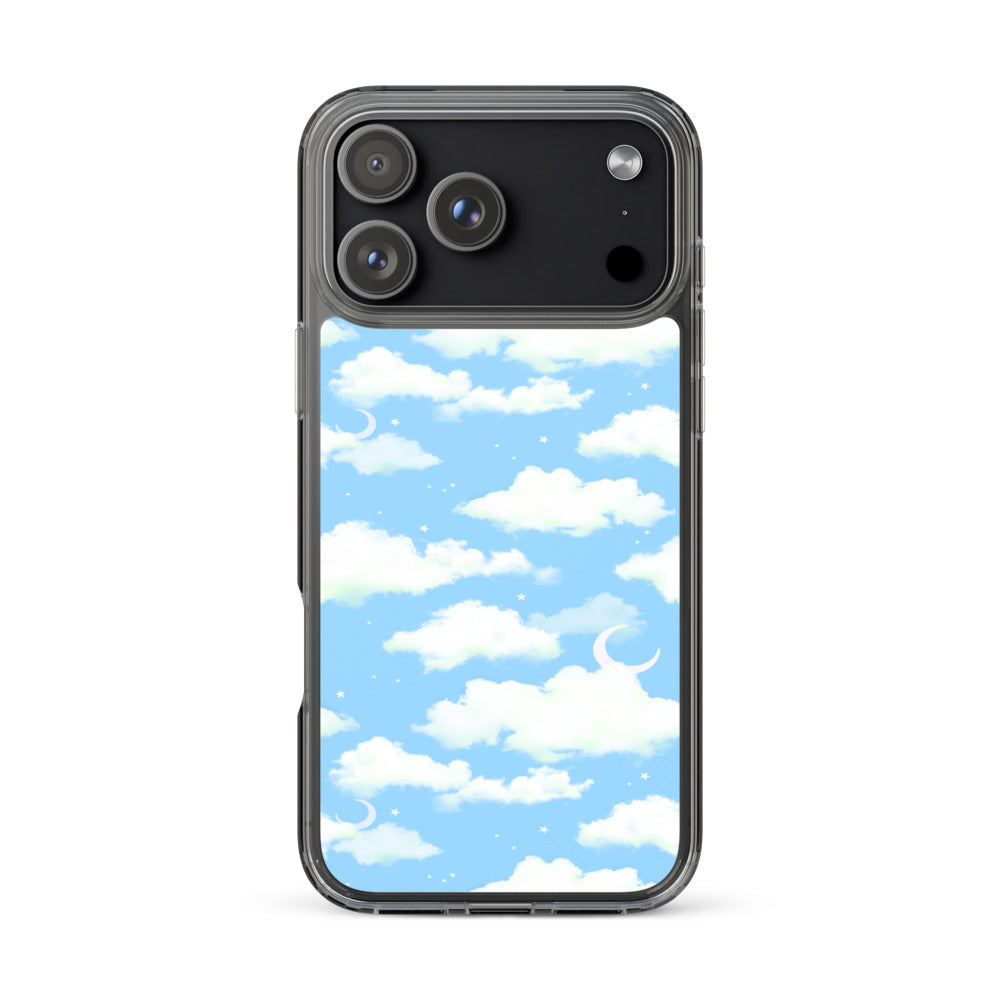 Cloudy Sky iPhone Clear Case (Blue) - iPhone 17 Pro Max