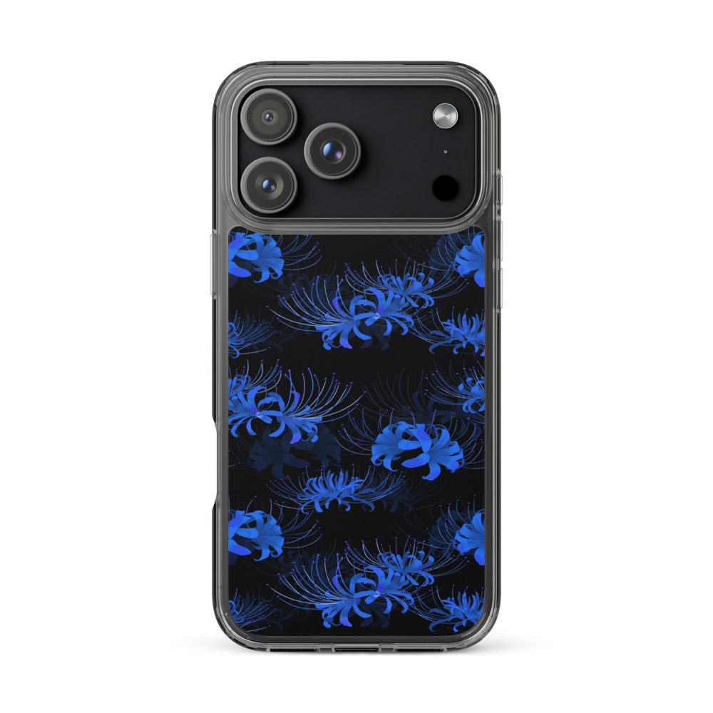 Higanbana iPhone Clear Case (Blue) - iPhone 17 Pro Max