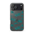 Higanbana iPhone Clear Case (Transparent Teal) - iPhone 17 Pro Max