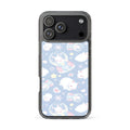 Snow Bunny iPhone Clear Case (Blue) - iPhone 17 Pro Max