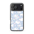 Snow Kitten iPhone Clear Case (Blue) - iPhone 17 Pro Max