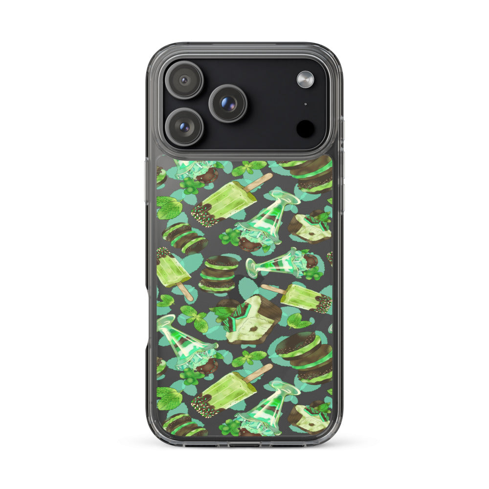 Choco Mint iPhone Clear Case (Transparent) - iPhone 17 Pro Max
