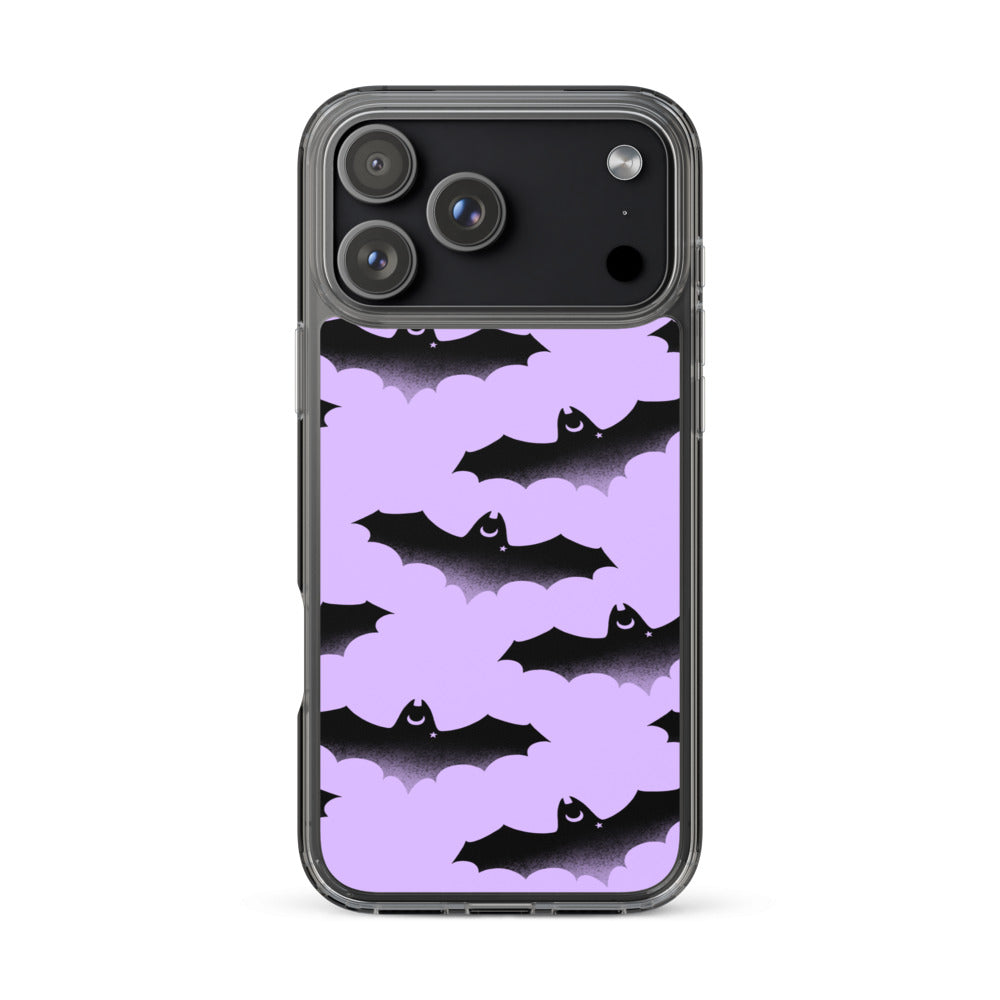 Morrigan iPhone Clear Case (Black/Purple) - iPhone 17 Pro Max