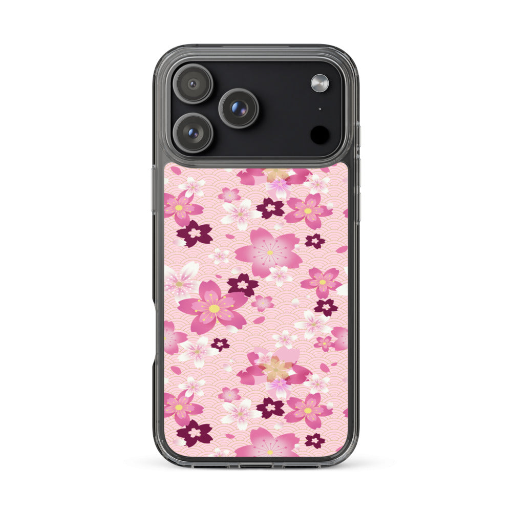 Sakura iPhone Clear Case (Pink) - iPhone 17 Pro Max