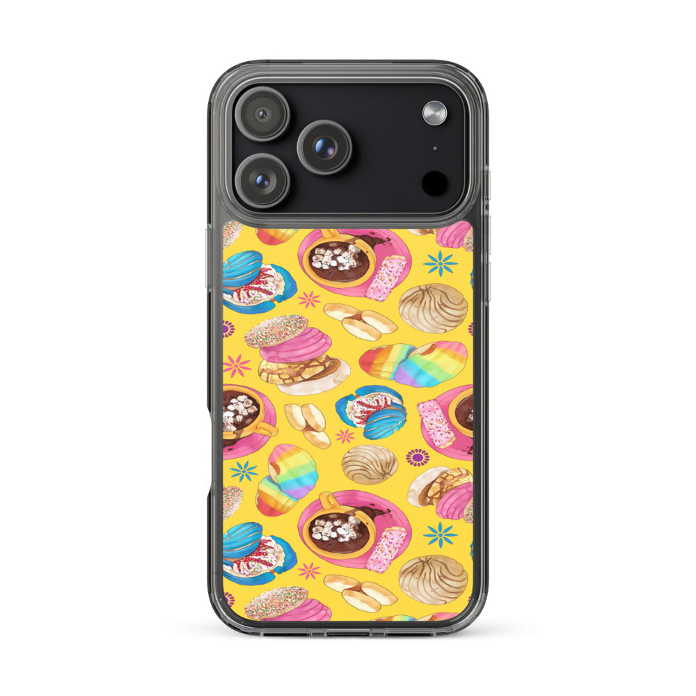 Pan Dulce iPhone Clear Case (Yellow) - iPhone 17 Pro Max