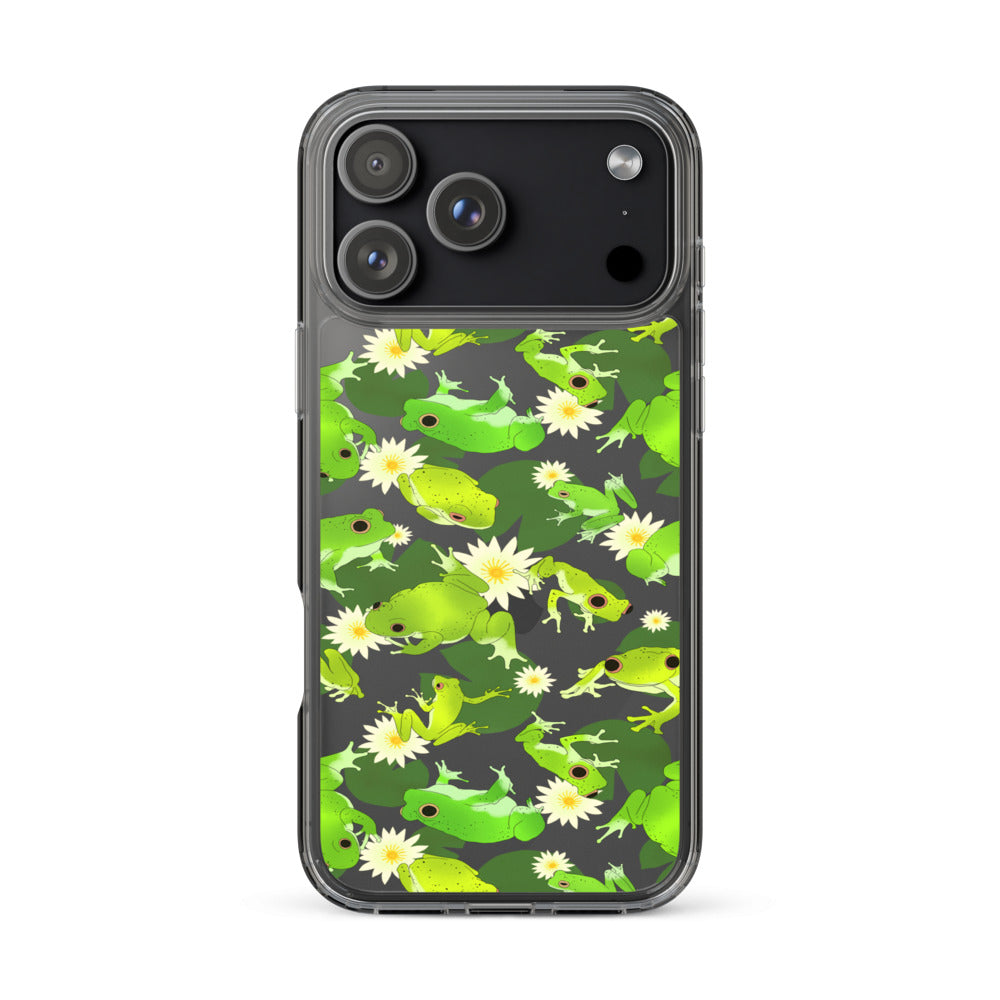Kero-kero iPhone Clear Case (Transparent Blue) - iPhone 17 Pro Max