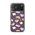Trick or Treaters iPhone Clear Case (Purple) - iPhone 17 Pro Max