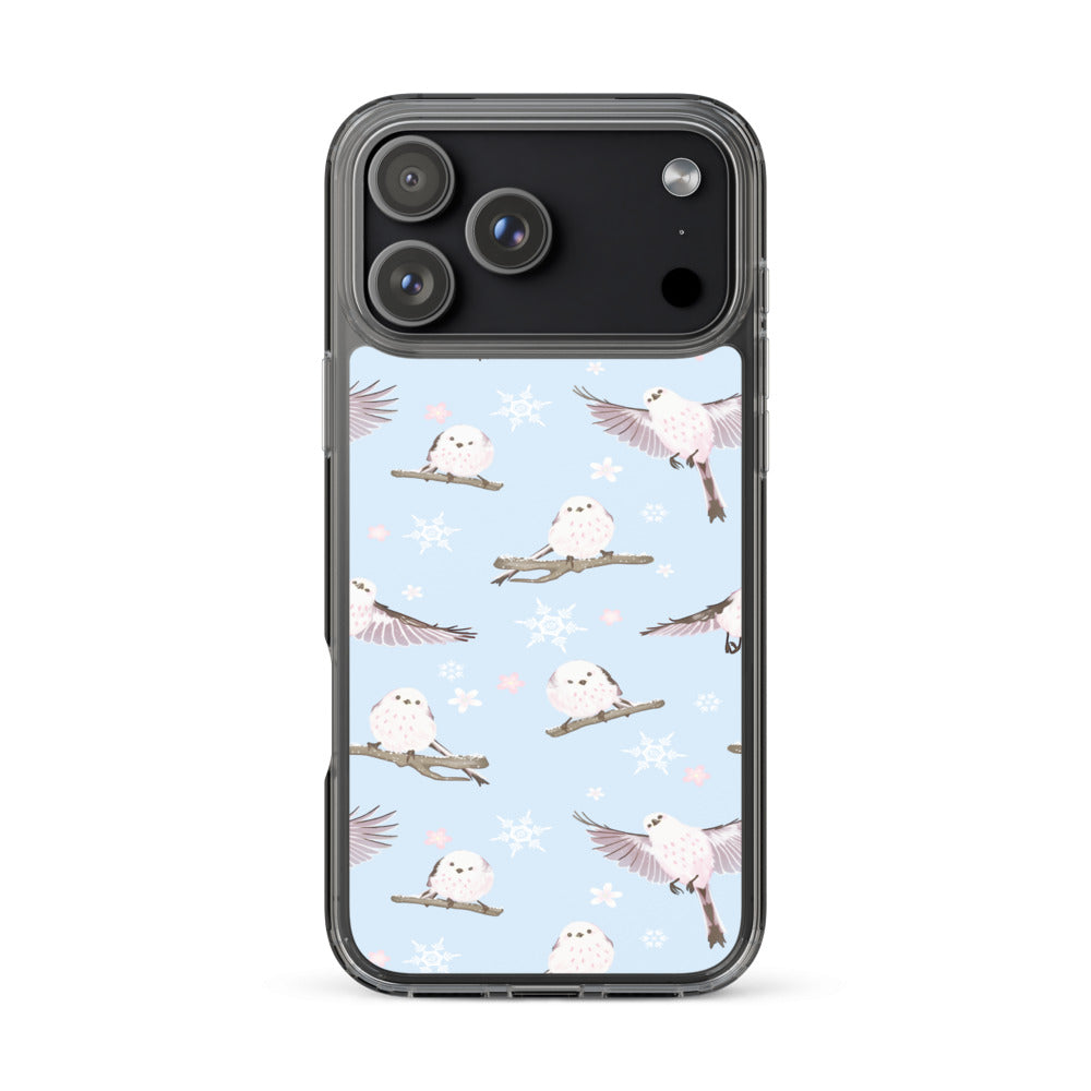Snow Bird iPhone Clear Case (Blue) - iPhone 17 Pro Max