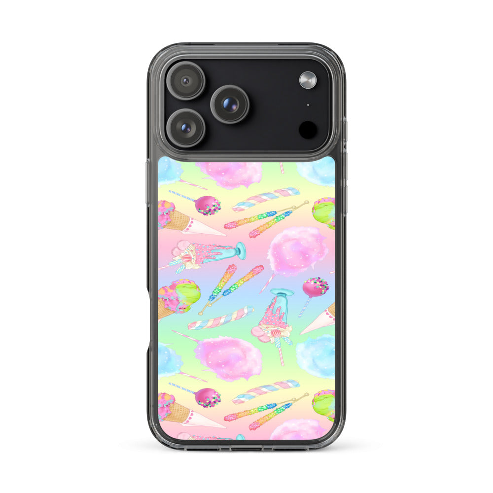 Rainbow Candy iPhone Clear Case (Rainbow) - iPhone 17 Pro Max