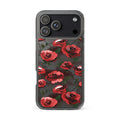 Enchanted Rose (Transparent) iPhone Clear Case (Red) - iPhone 17 Pro Max