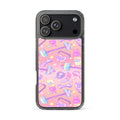 Glitter Gains iPhone Clear Case (Carnation Pink) - iPhone 17 Pro Max