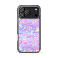 Glitter Gains iPhone Clear Case (Lavender Blue) - iPhone 17 Pro Max