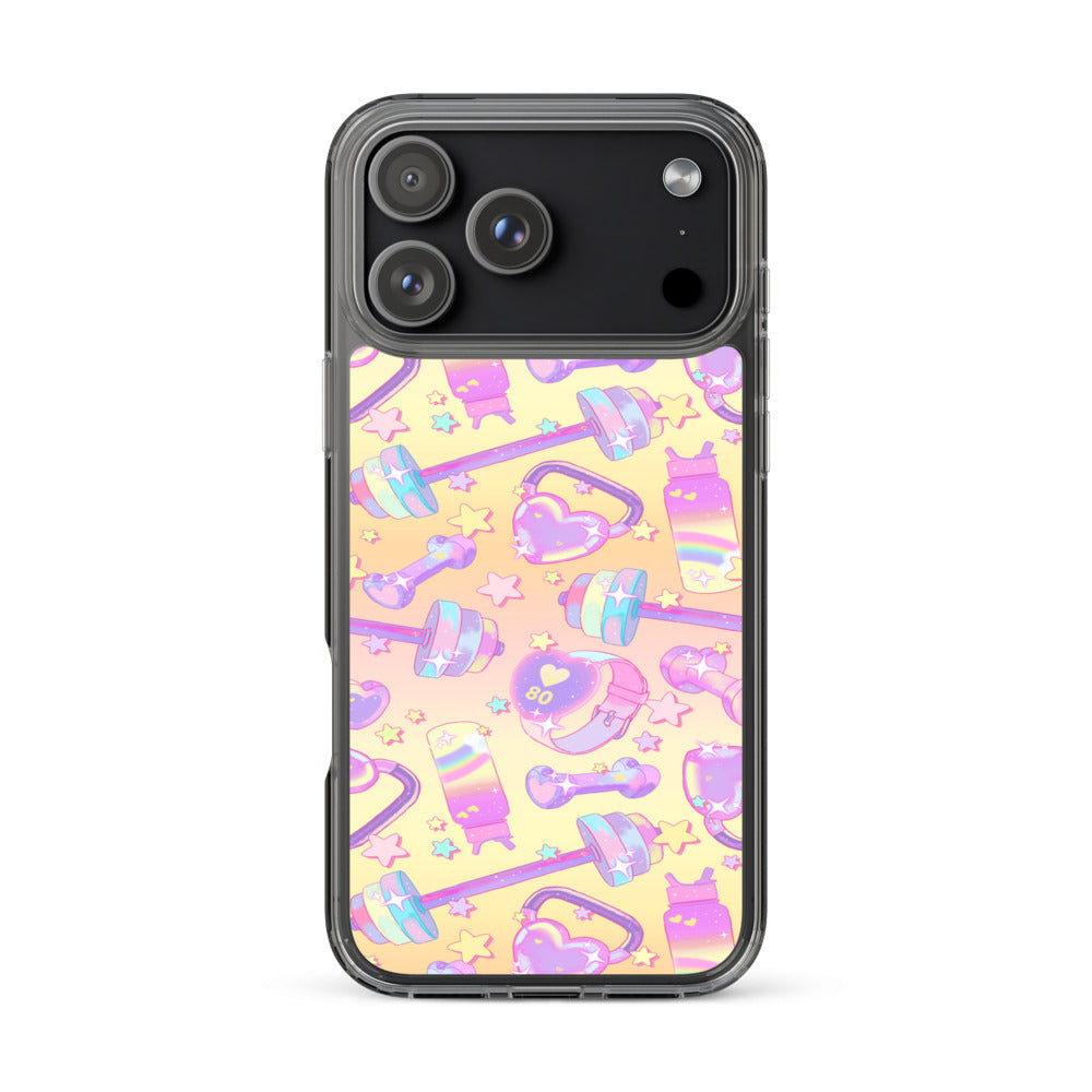 Glitter Gains iPhone Clear Case (Lemon Chiffon) - iPhone 17 Pro Max