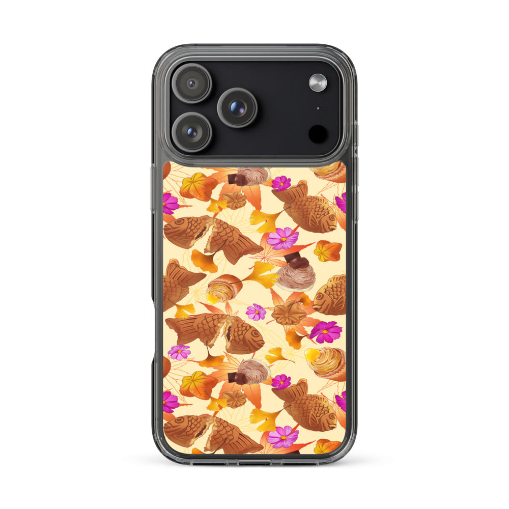 Momiji iPhone Clear Case (Cream) - iPhone 17 Pro Max