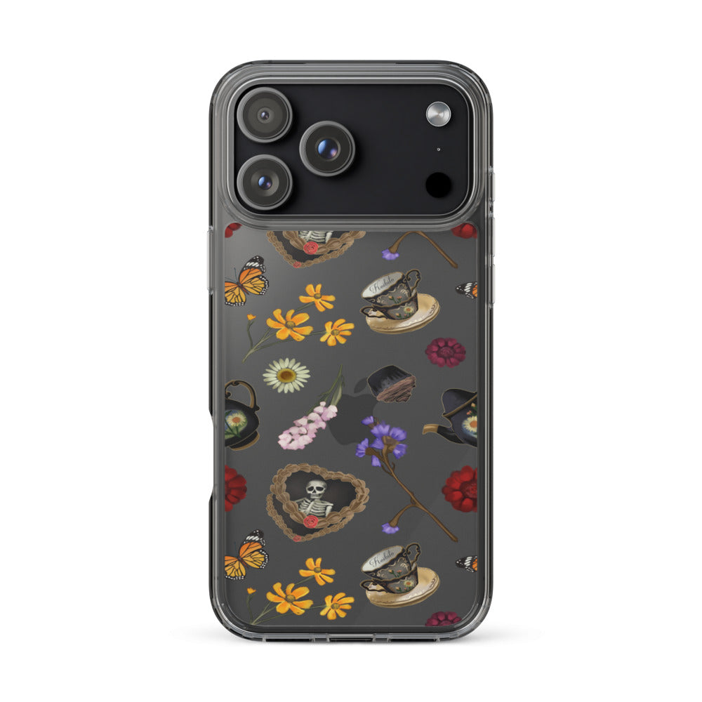 Gothic Tea Time iPhone Clear Case (Transparent) - iPhone 17 Pro Max