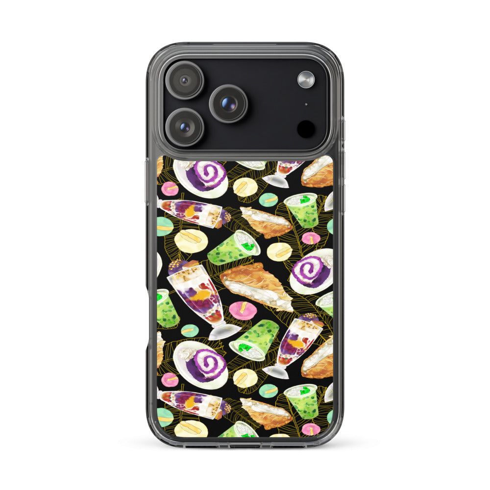 Filipino Dessert iPhone Clear Case (Black) - iPhone 17 Pro Max