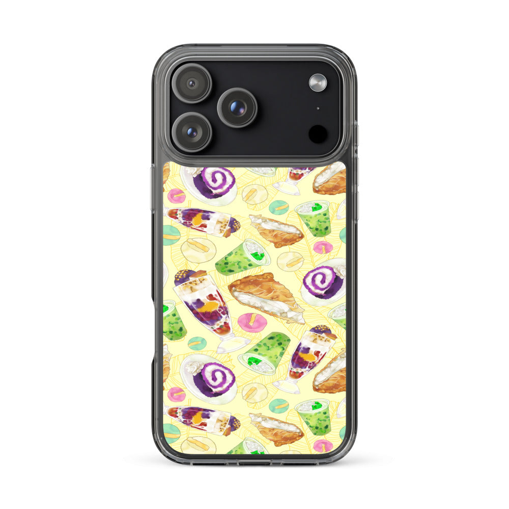 Filipino Dessert iPhone Clear Case (Cream) - iPhone 17 Pro Max