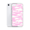 Cloudy Sky iPhone Clear Case (Pink) - iPhone 7/8