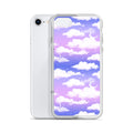 Cloudy Sky iPhone Clear Case (Purple Gradient) - iPhone 7/8
