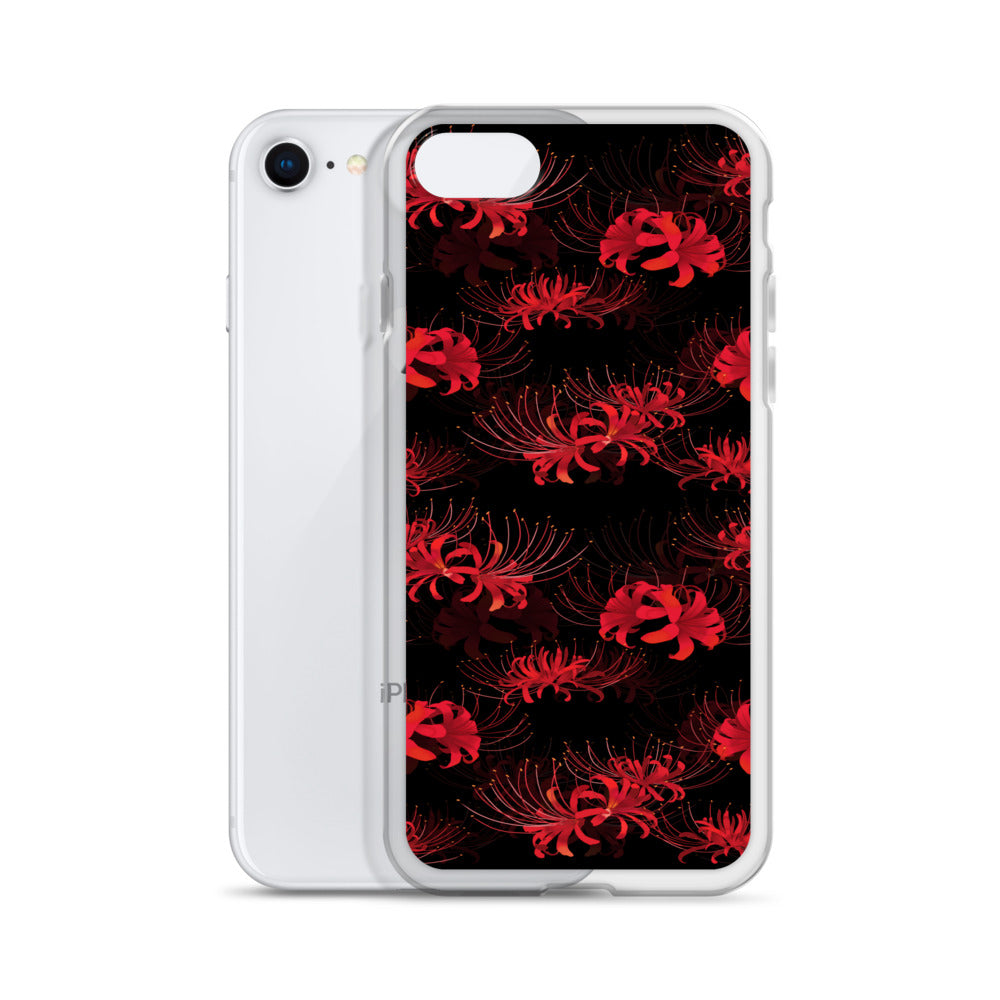 Higanbana iPhone Clear Case (Red) - iPhone 7/8