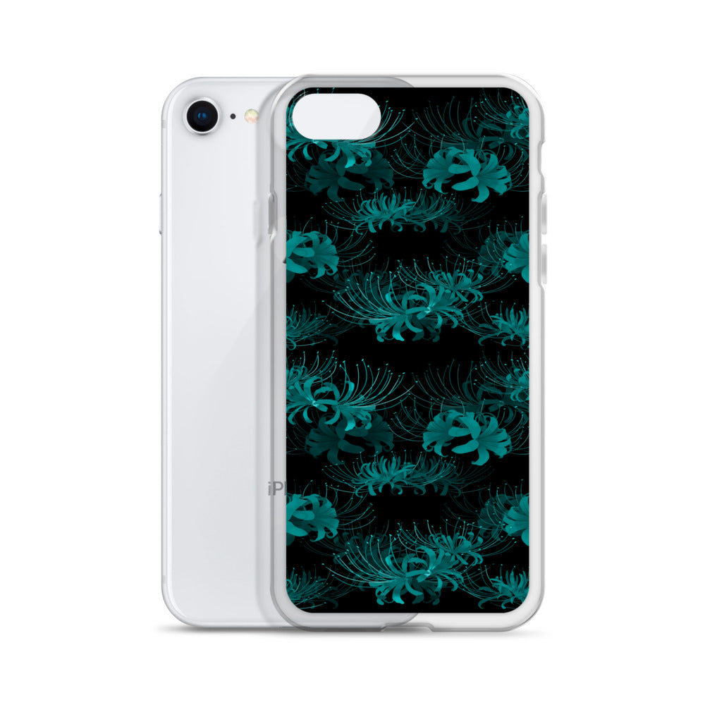 Higanbana iPhone Clear Case (Teal) - iPhone 7/8