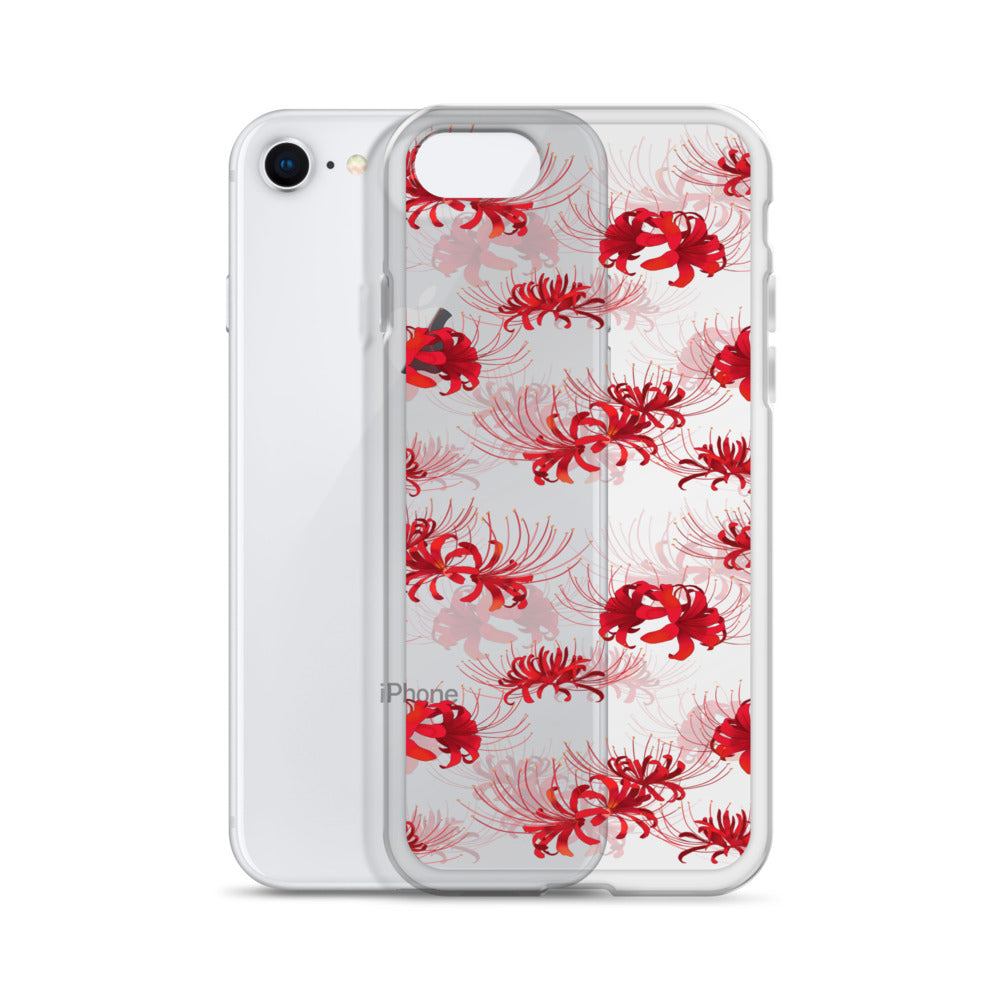 Higanbana iPhone Clear Case (Transparent Red) - iPhone 7/8