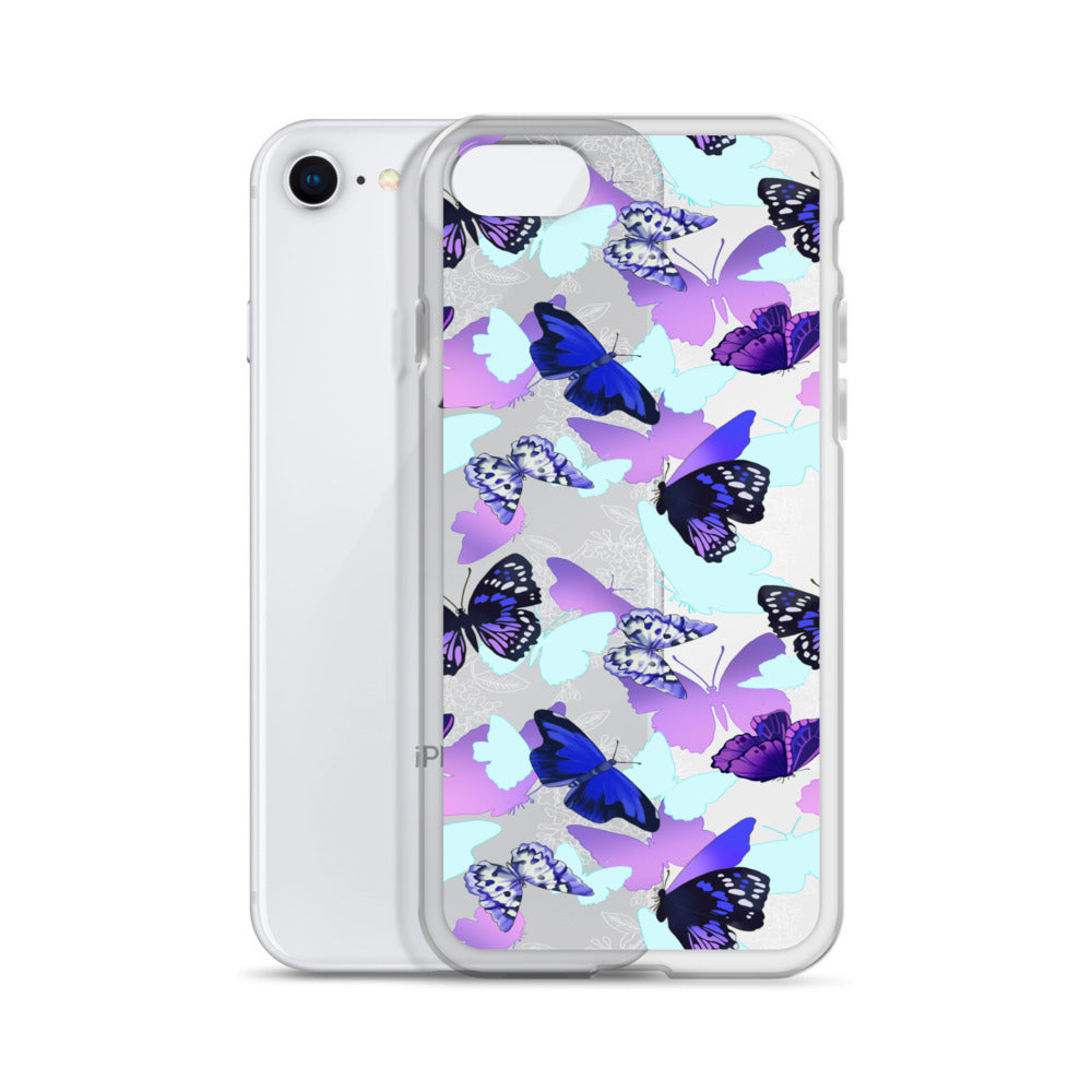 Butterfly iPhone Clear Case (Transparent) - iPhone 7/8