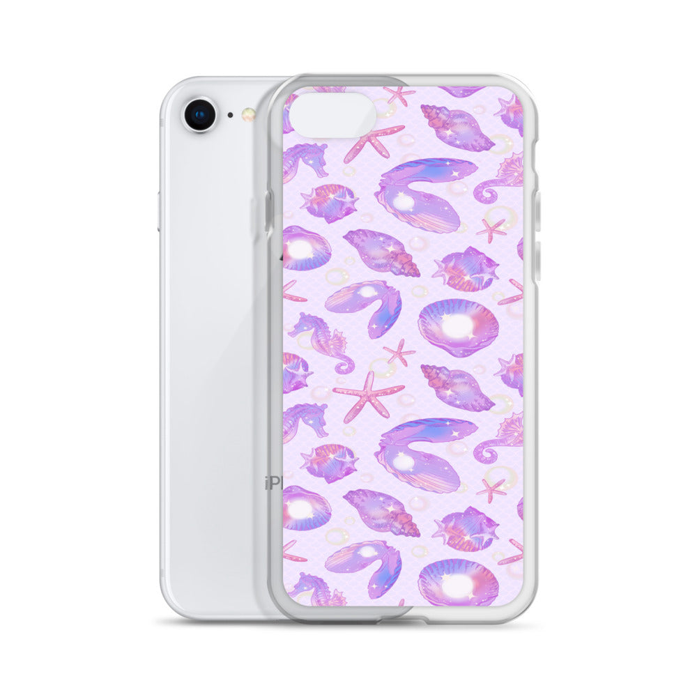 Sea Princess iPhone Clear Case (Pink) - iPhone 7/8
