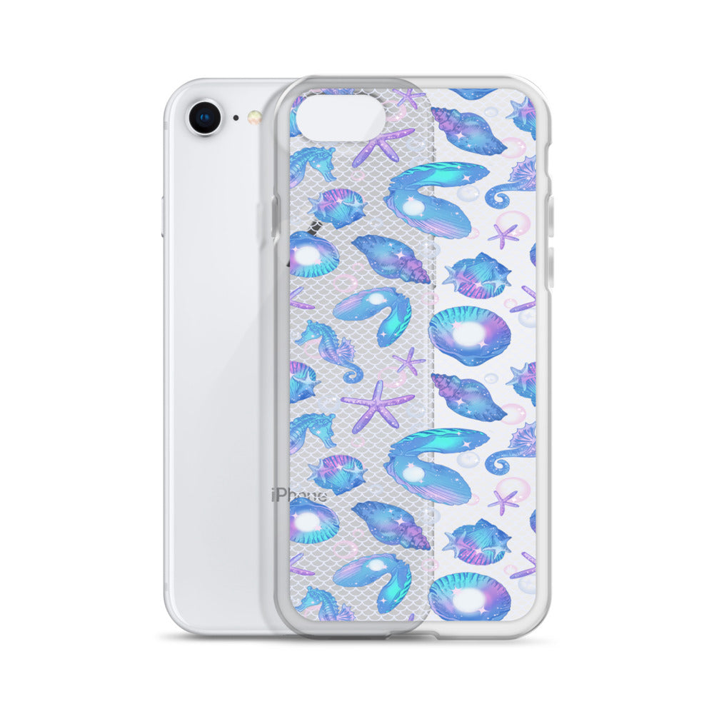 Sea Princess iPhone Clear Case (Transparent Indigo) - iPhone 7/8