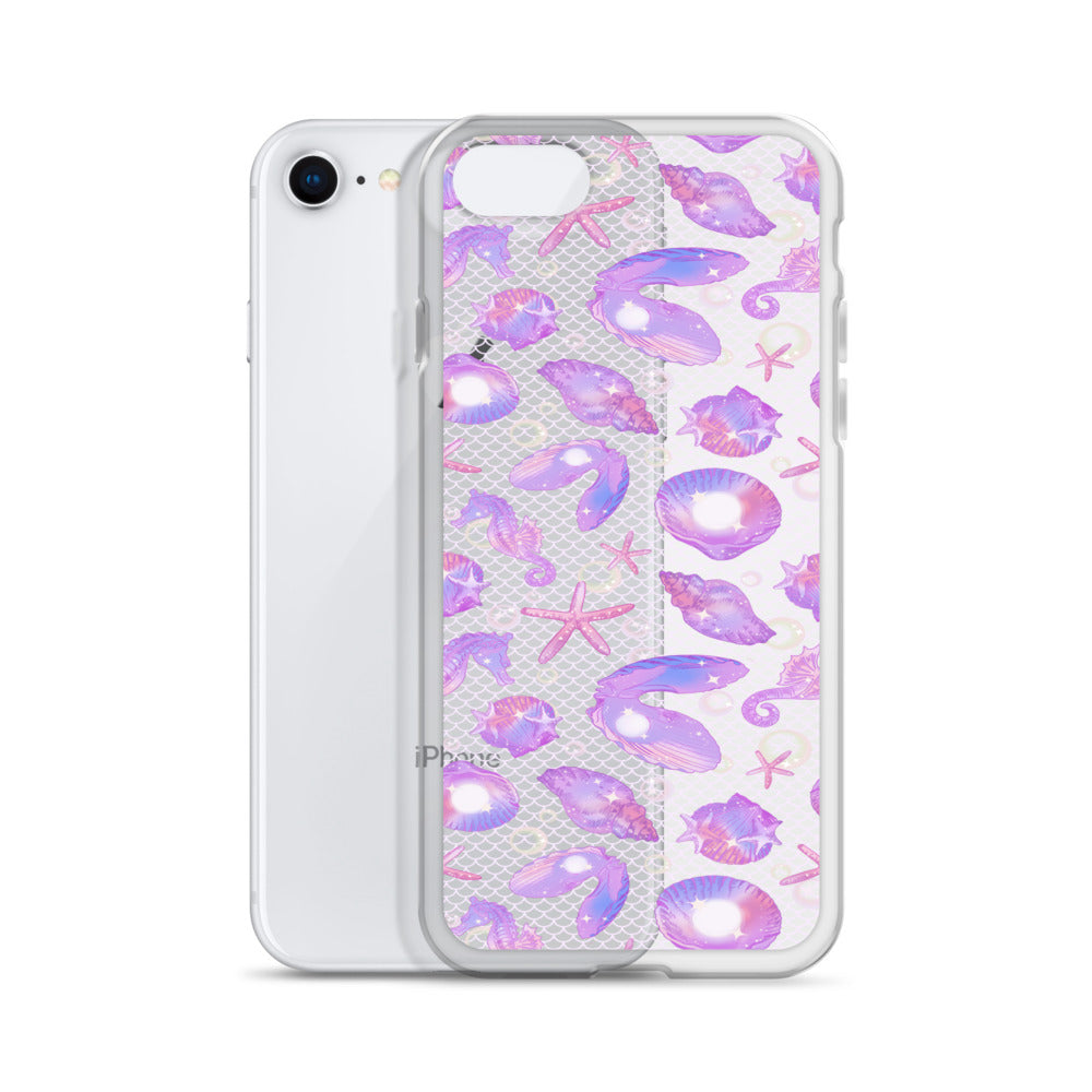 Sea Princess iPhone Clear Case (Transparent Pink) - iPhone 7/8