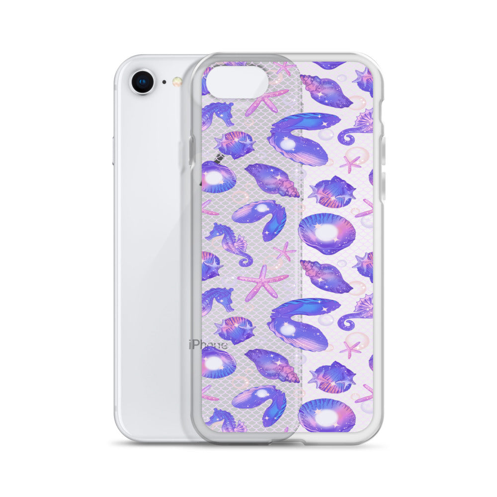 Sea Princess iPhone Clear Case (Transparent Turquoise) - iPhone 7/8