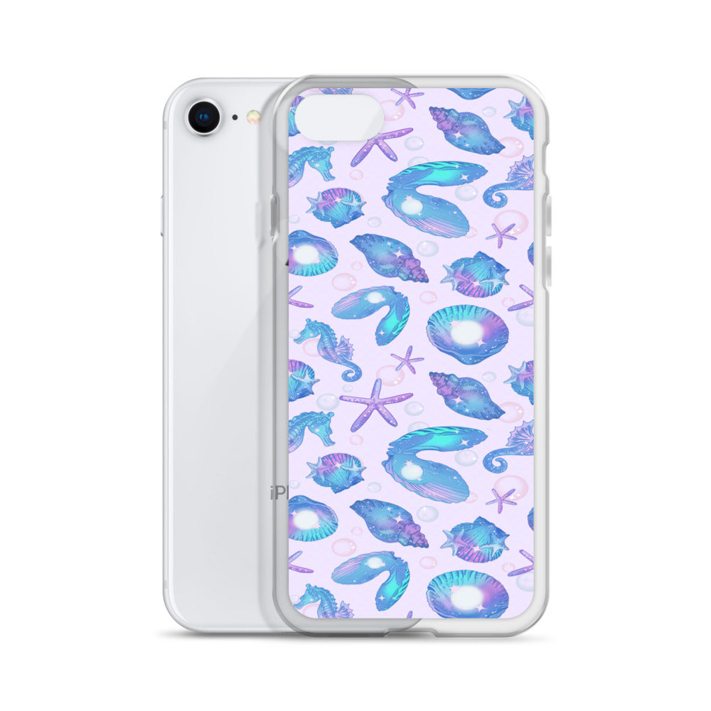 Sea Princess iPhone Clear Case (Turquoise) - iPhone 7/8