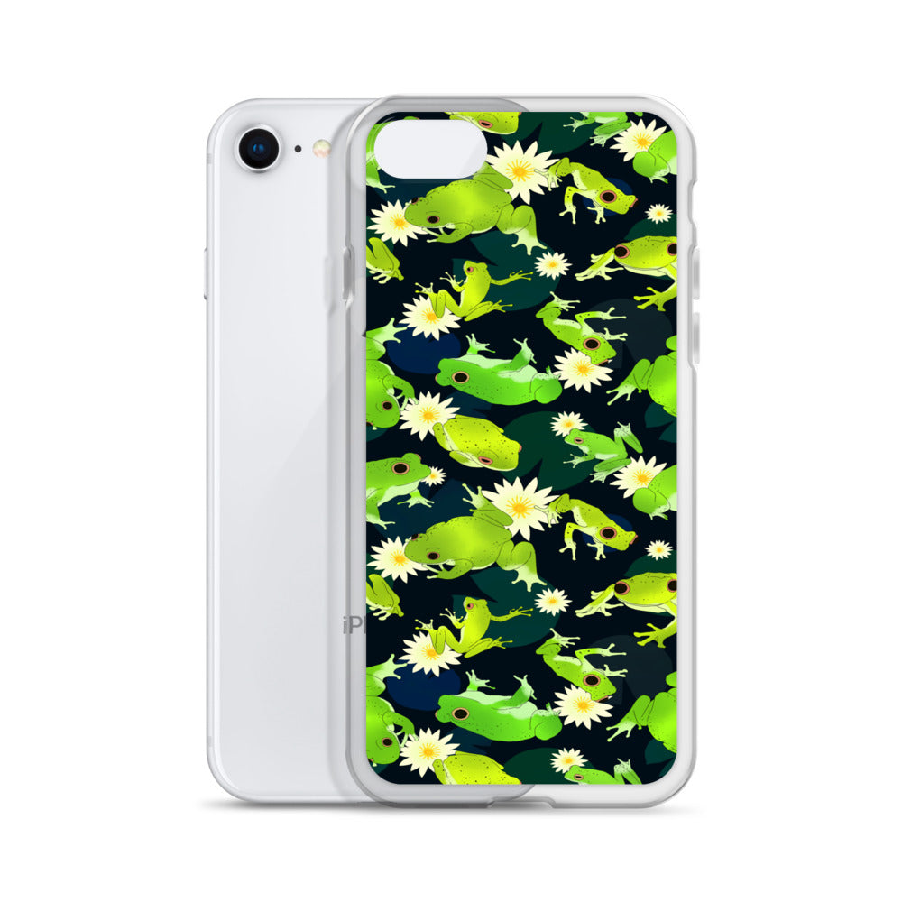 Kero-kero iPhone Clear Case (Blue) - iPhone 7/8