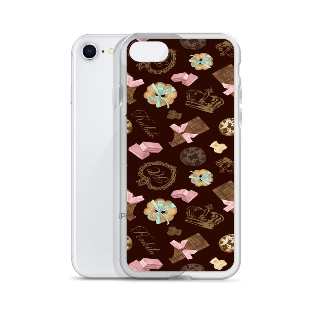 Royal Cookie iPhone Clear Case (Chocolate) - iPhone 7/8