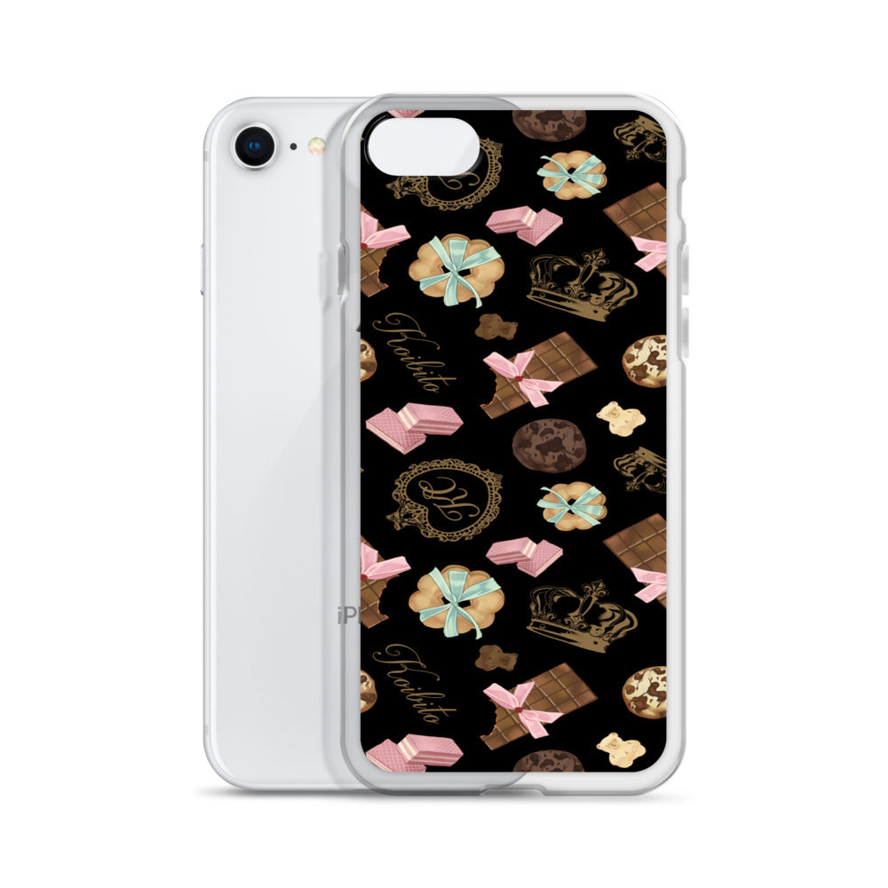 Royal Cookie iPhone Clear Case (Dark Chocolate) - iPhone 7/8