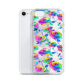 Enchanted Rose (Transparent) iPhone Clear Case (Rainbow) - iPhone 7/8