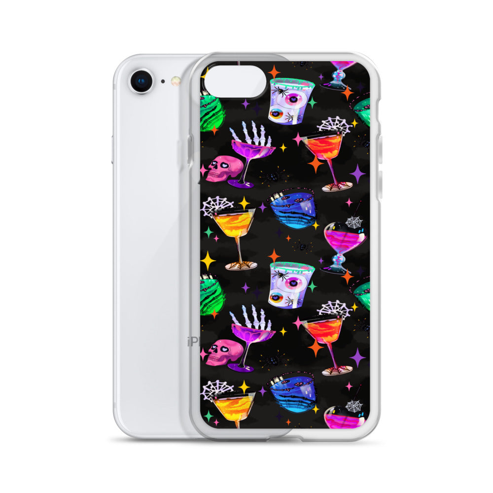 Monster Party iPhone Clear Case (Eerie Black) - iPhone 7/8