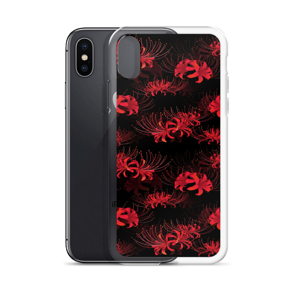 Higanbana iPhone Clear Case (Red) - iPhone X/XS