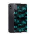 Higanbana iPhone Clear Case (Teal) - iPhone X/XS