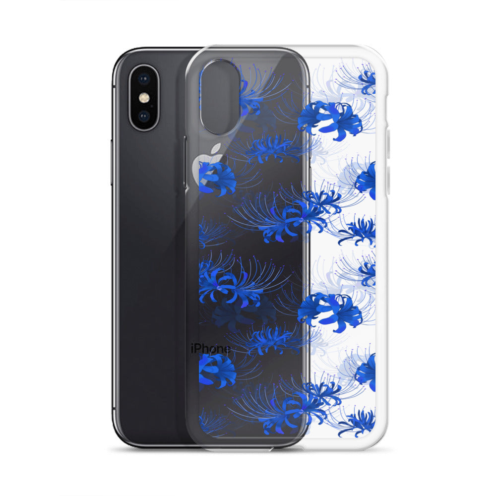 Higanbana iPhone Clear Case (Transparent Blue) - iPhone X/XS