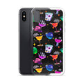 Monster Party iPhone Clear Case (Eerie Black) - iPhone X/XS